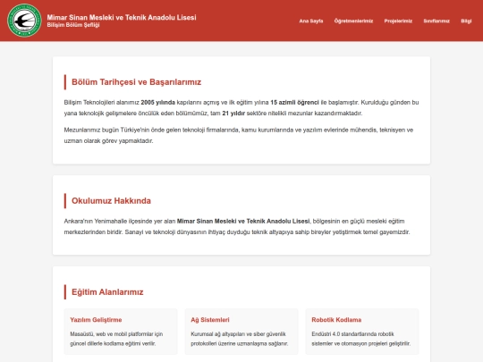 site/bilgi screenshot