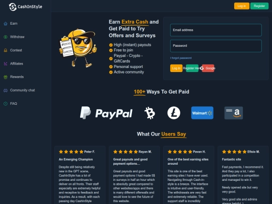 out/Cashinstyle screenshot