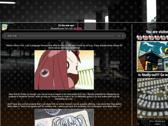 blog/newage screenshot