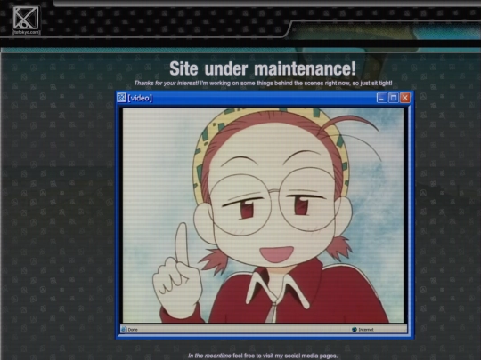 maintenance screenshot