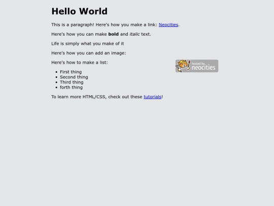 index screenshot