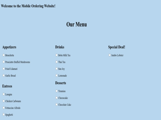 index screenshot