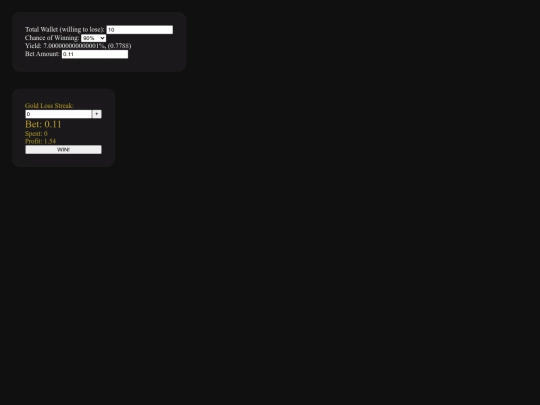 minigames/betting screenshot