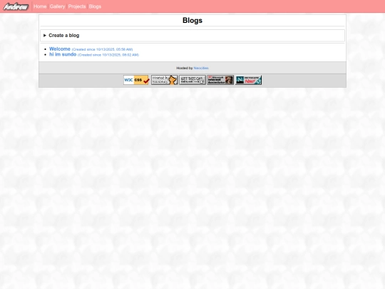 blogs screenshot