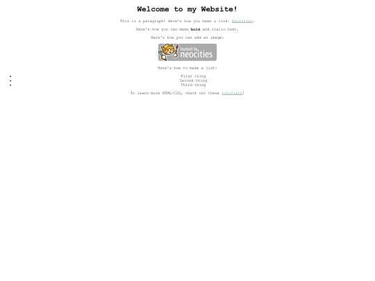 info screenshot