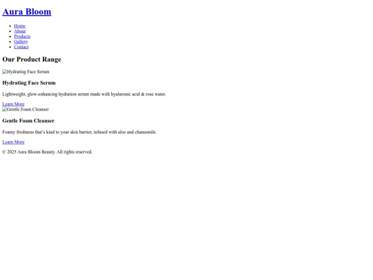productrange screenshot