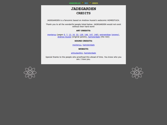 credits screenshot