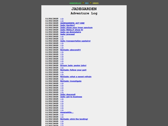 log screenshot
