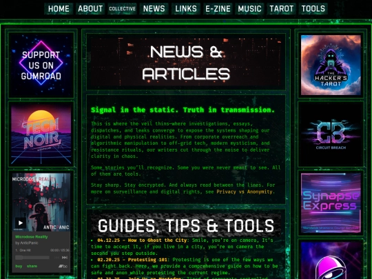 pages/news screenshot