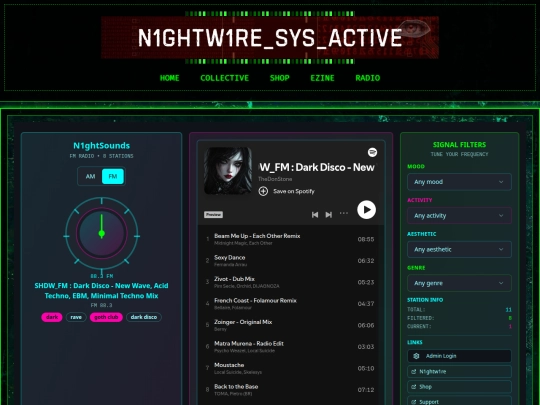 pages/radio screenshot