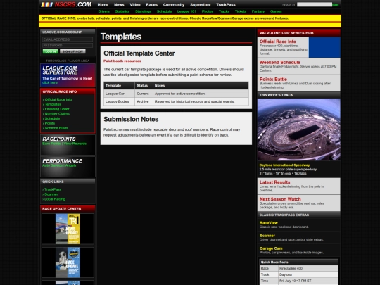 templates screenshot