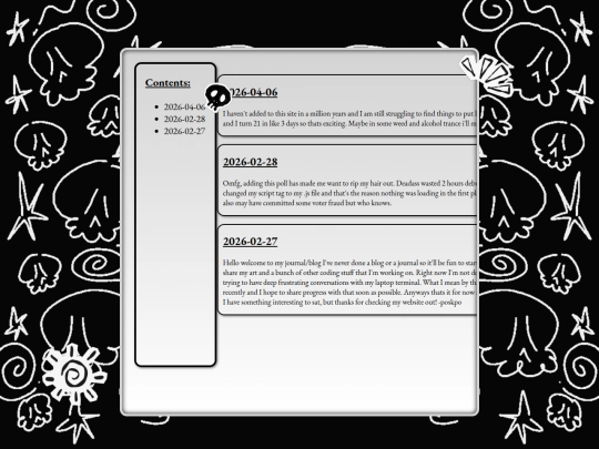 blog screenshot