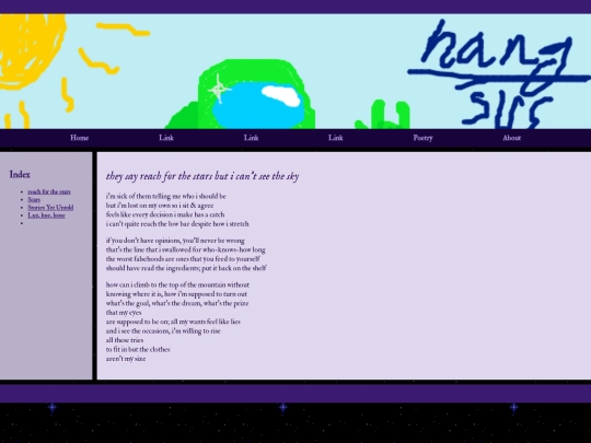 poetry/reach screenshot