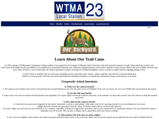 ourtrailcams screenshot
