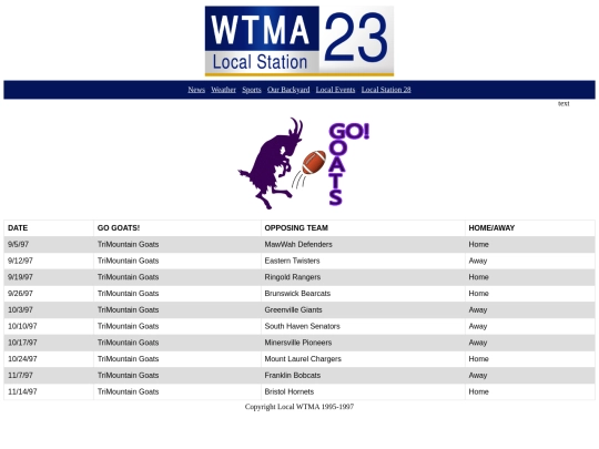 sports screenshot