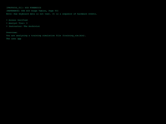 HID-Forensics screenshot