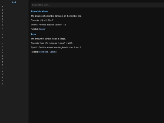 MathResources screenshot