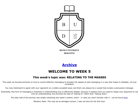 archive/week5 screenshot
