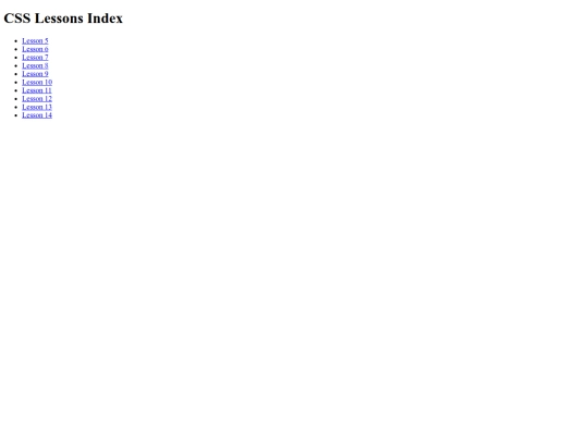 lesson-links screenshot