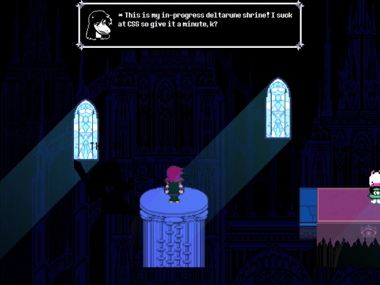 shrines/deltarune screenshot