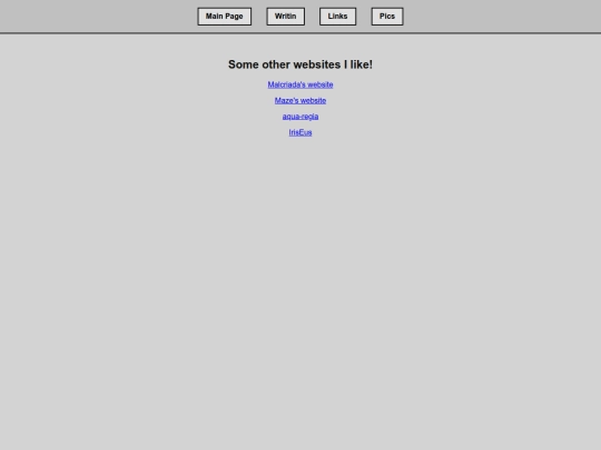 links screenshot