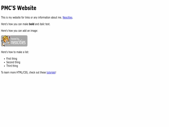 index screenshot