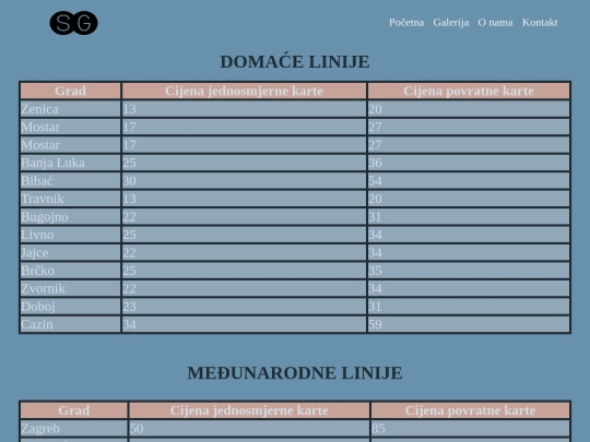 cijene screenshot