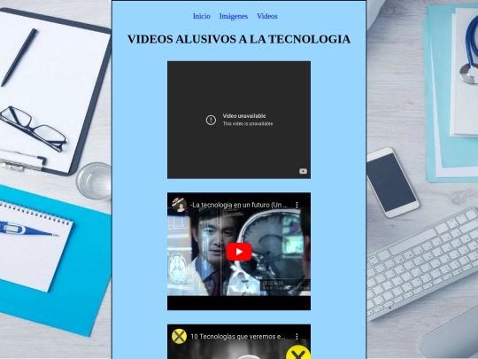 paginas/videos screenshot