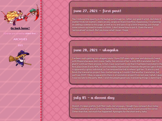 blog screenshot