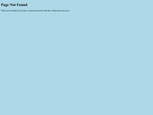 not_found screenshot