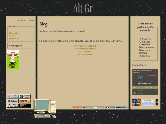 blog screenshot