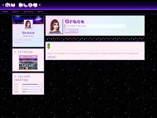 blog/home screenshot