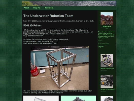 projects/The Underwater Robotics Team/UWRT screenshot