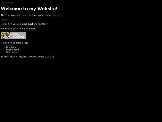 index screenshot