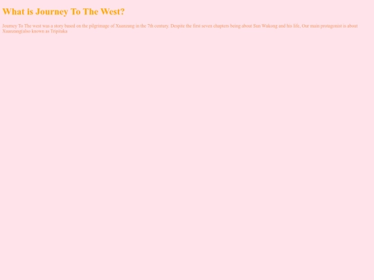 JourneyToTheWestFanPage screenshot