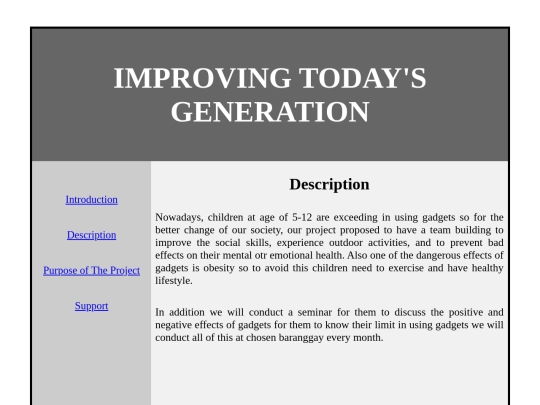 Description screenshot