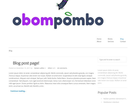 blog screenshot