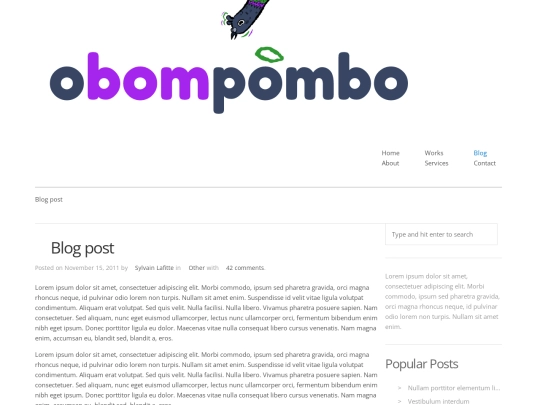 blogpost screenshot