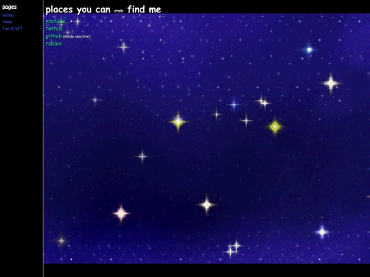 links screenshot