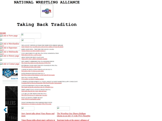 nwahomepage screenshot