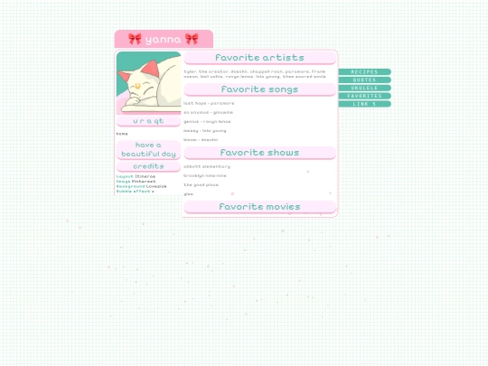 favorites screenshot