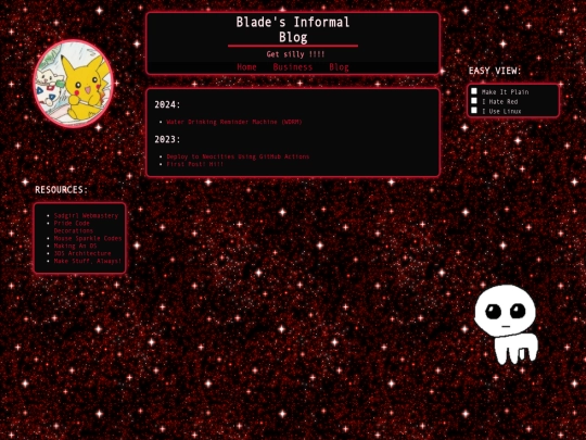 blog screenshot