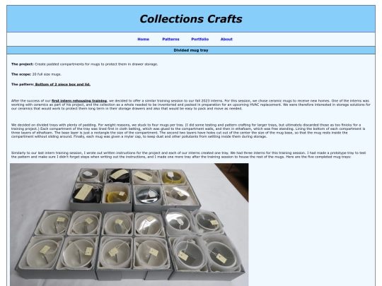 Portfolio/mugs screenshot