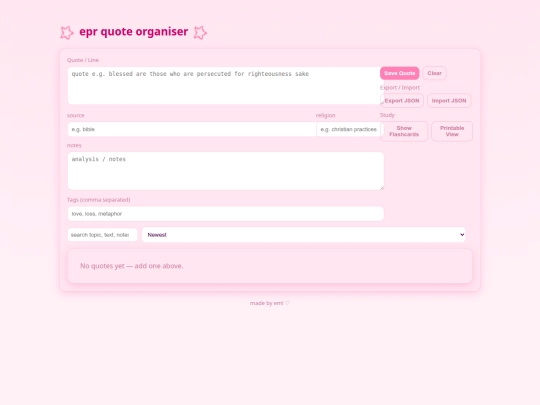 eprquotes screenshot