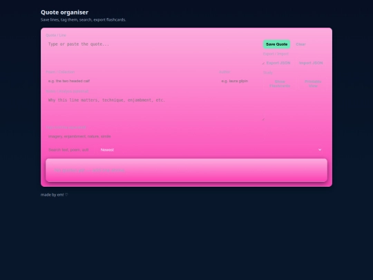 neocities_poem_quotes screenshot
