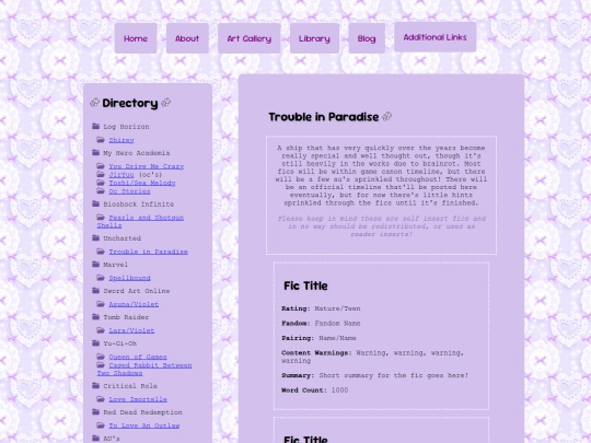 fics/paradise screenshot