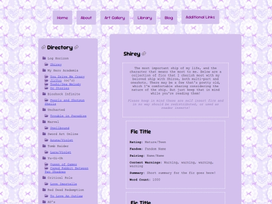 fics/shirey screenshot