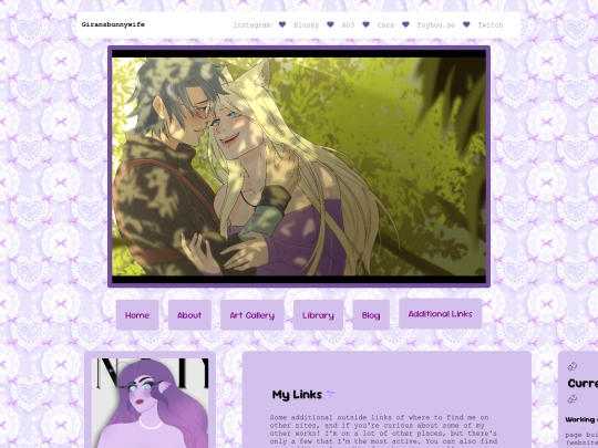 links screenshot