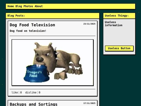 blog screenshot