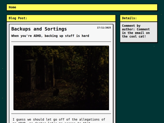 blog/Backups-and-Sortings screenshot